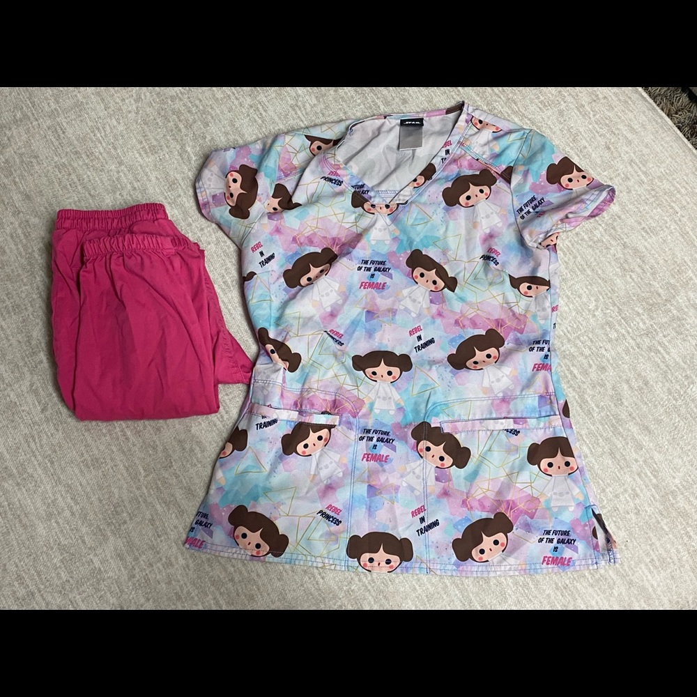 Star Wars scrub top